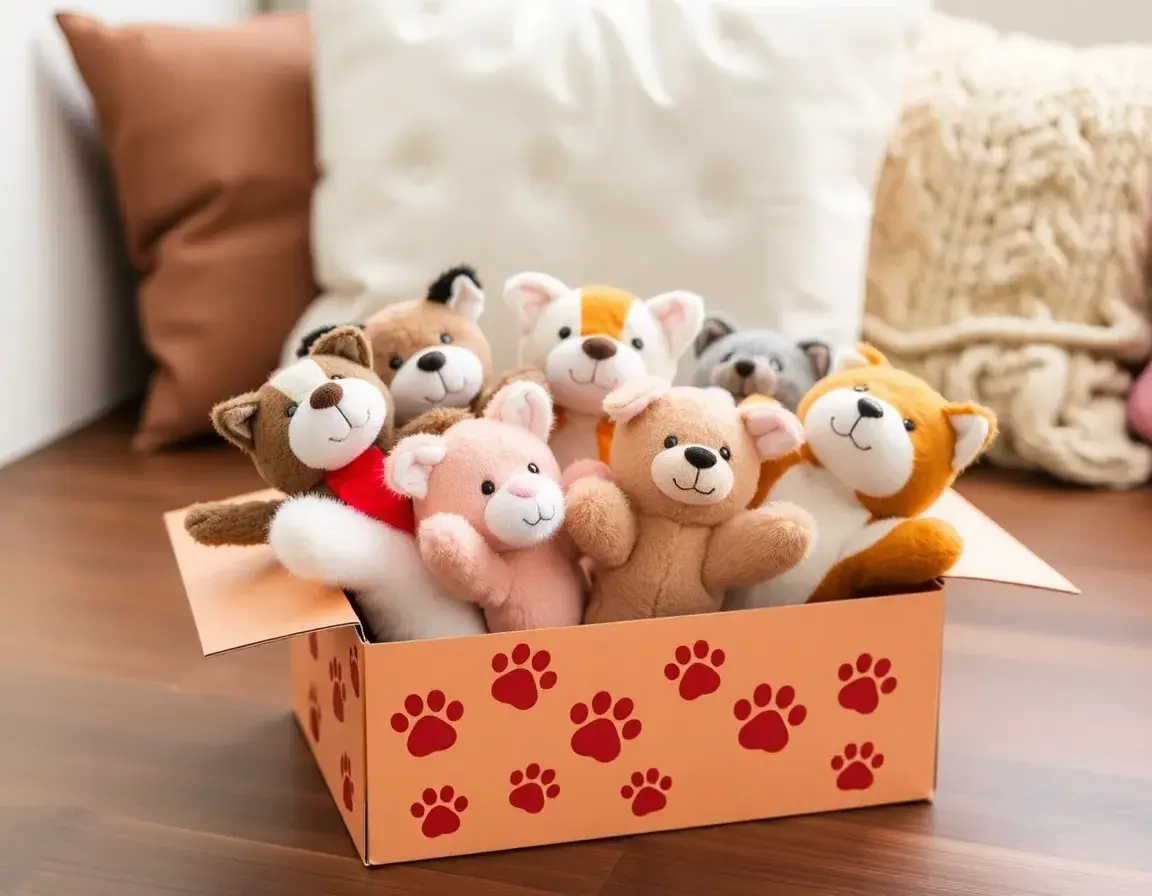 Plüsch-Handpuppen-Set