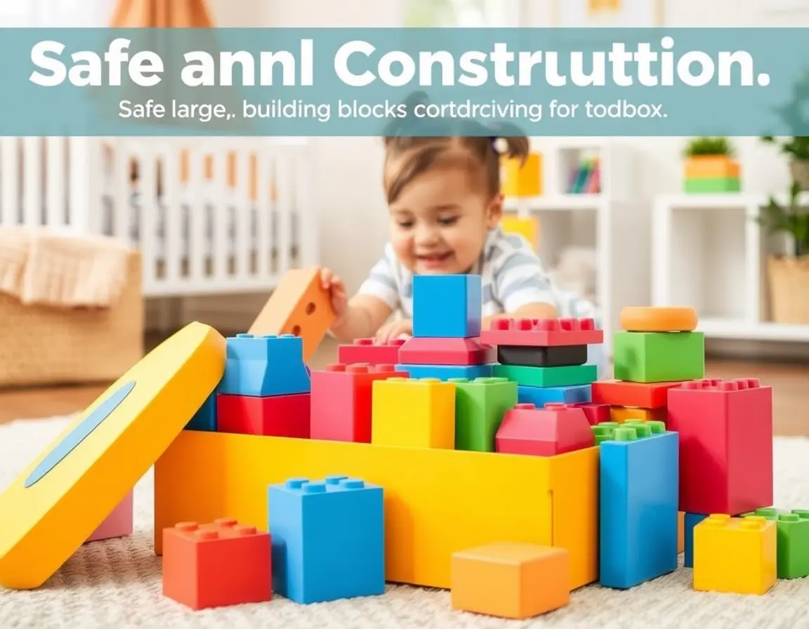 Große weiche Bauklötze