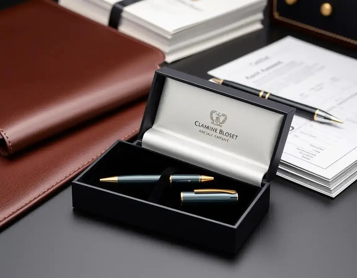 Elegantes Premium Kugelschreiberset als Geschenk zum 30. Geburtstag