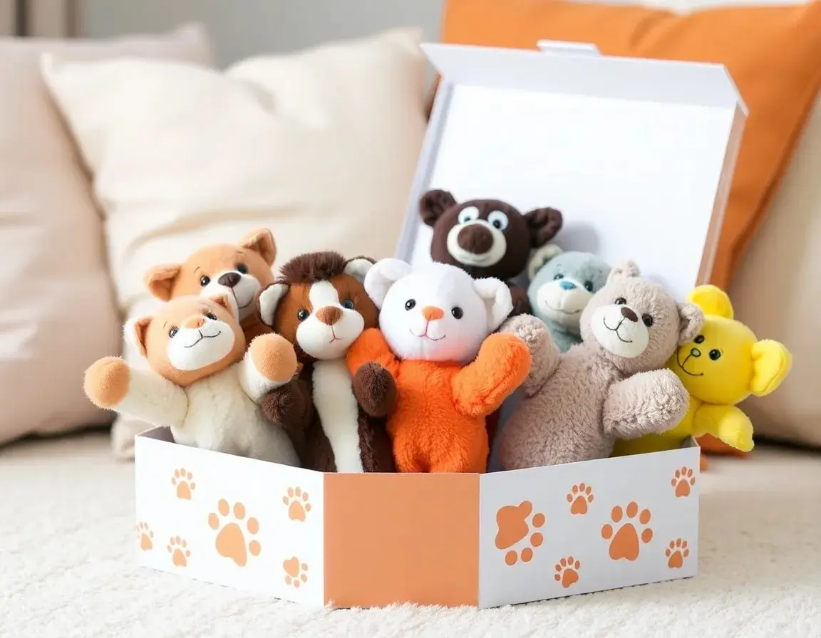 Plüsch Tier-Handpuppen-Set