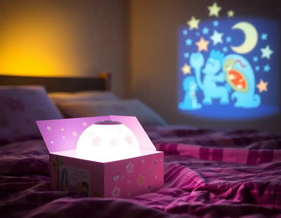 Interaktive Kinder-Geschichtenprojektor Lampe