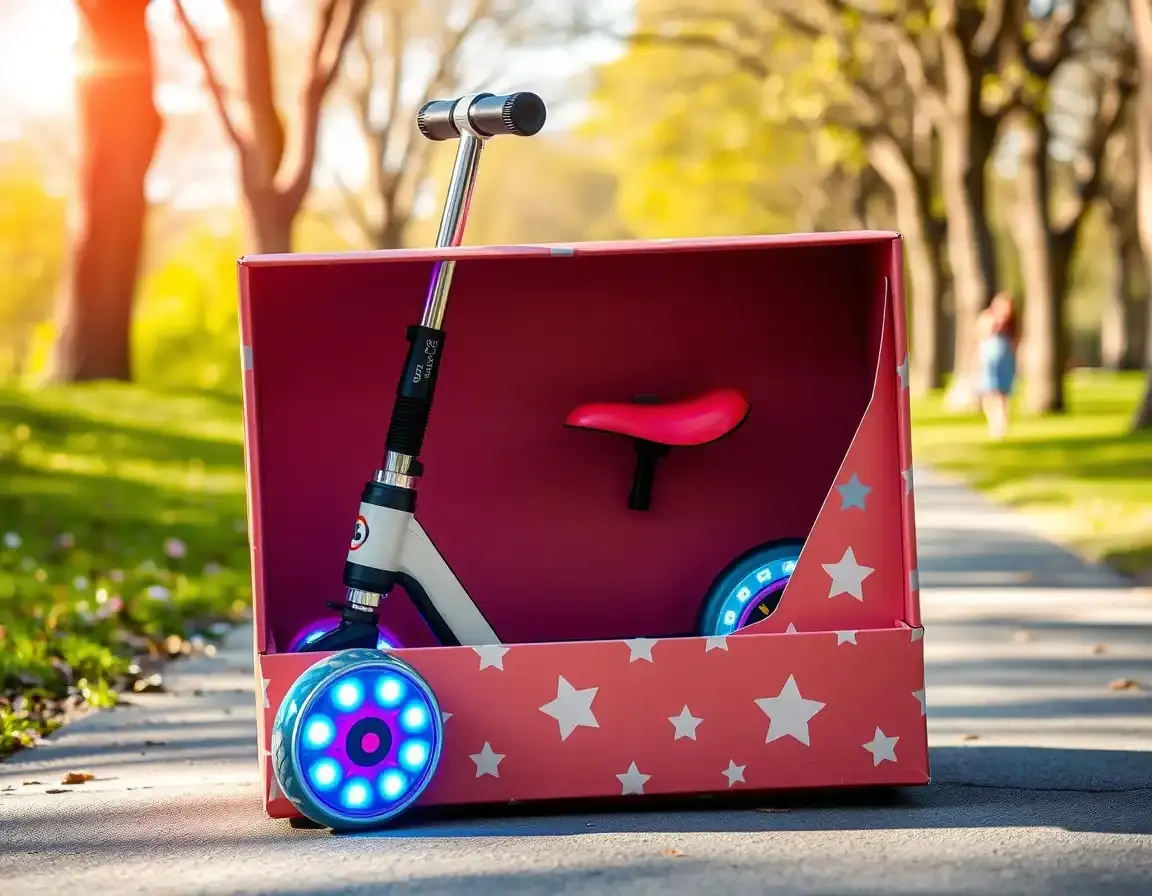 Kinder Roller mit LED-Rädern