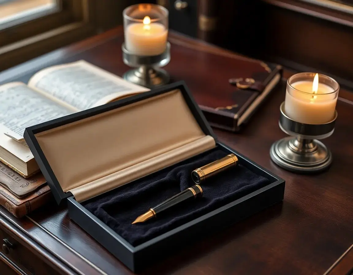 Luxuriöses Füllfederhalter- und Tinten-Set