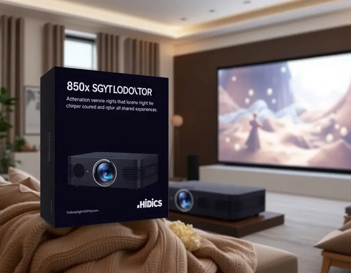 Tragbarer HD-Projektor für Heimkino