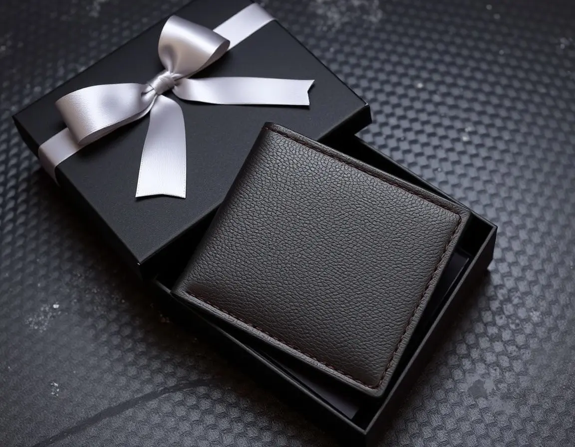 Elegantes Leder-Geldbörse