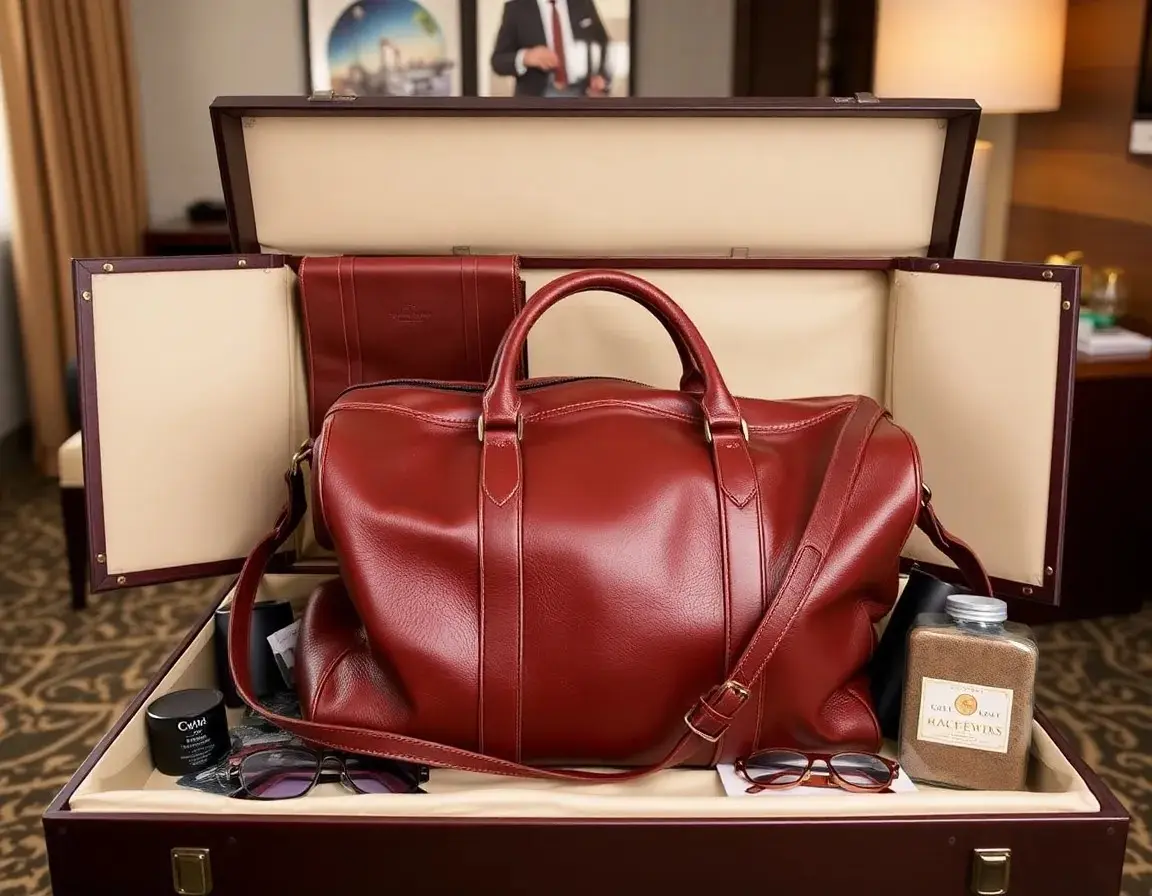 Leder-Reisetasche (Duffle Bag)