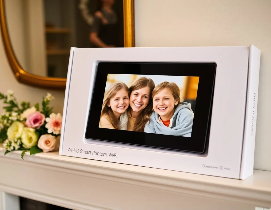 Large HD Wi-Fi Smart Digital Photo Frame