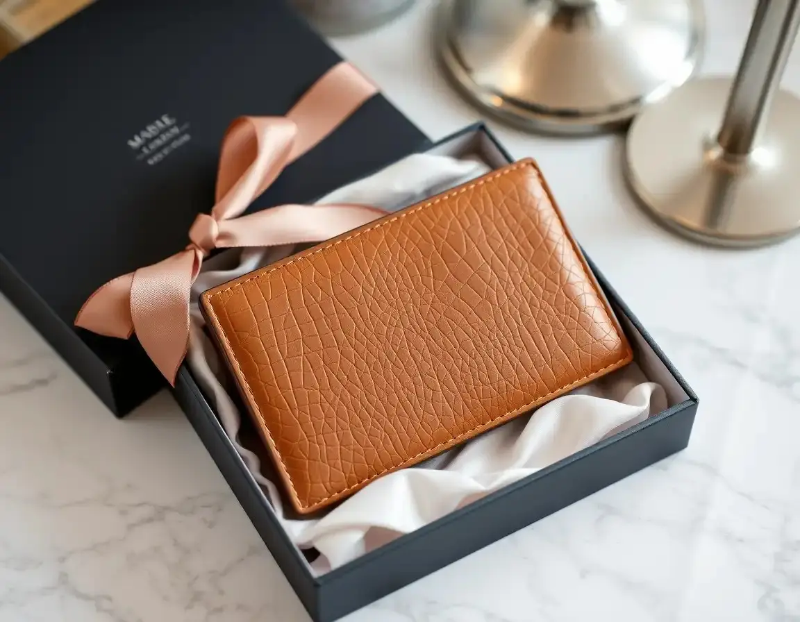 Echtleder RFID Geldbörse für Damen