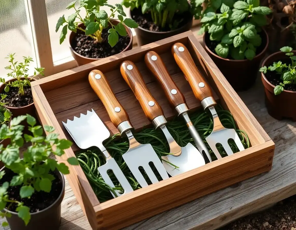 Ergonomisches Gartenwerkzeug-Set