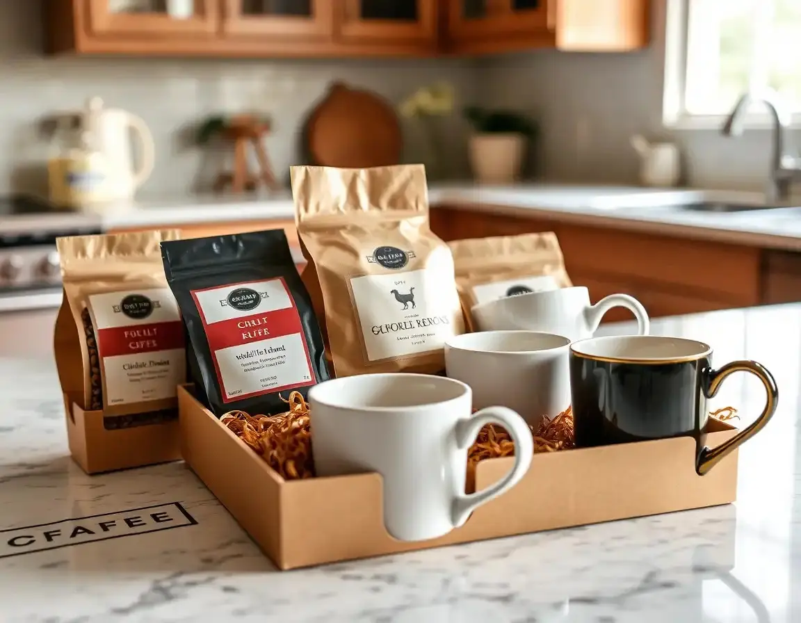 Premium Kaffeebohnen Geschenkbox