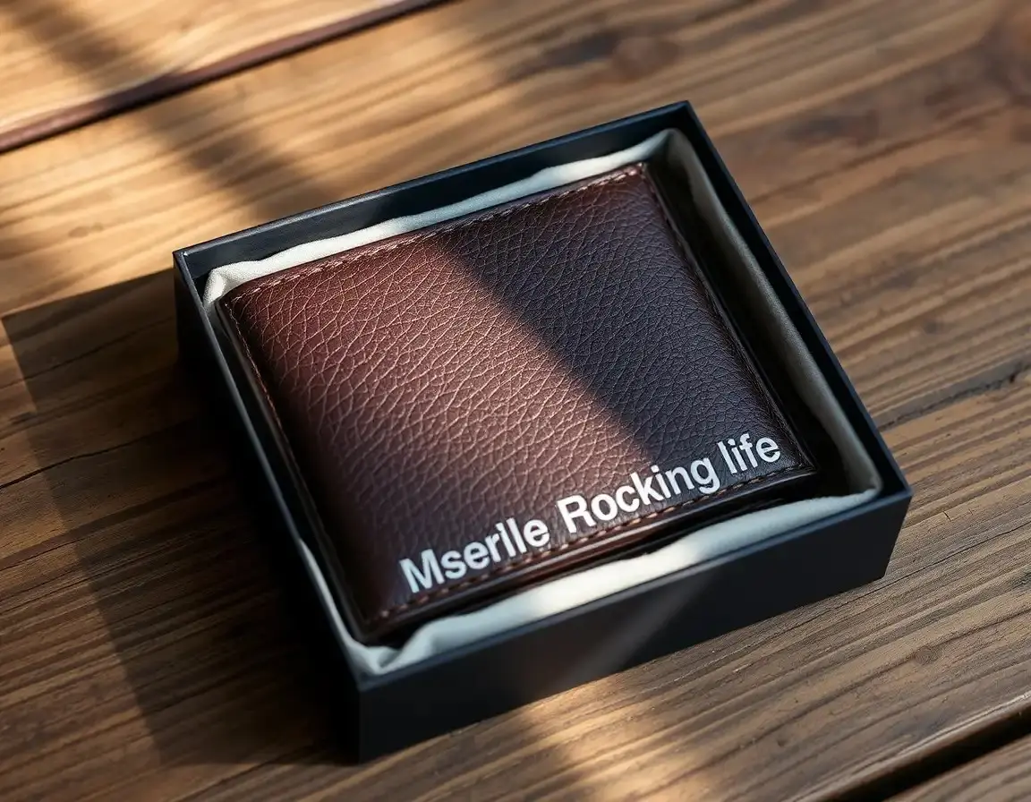 Premium Ledergeldbörse mit RFID-Schutz