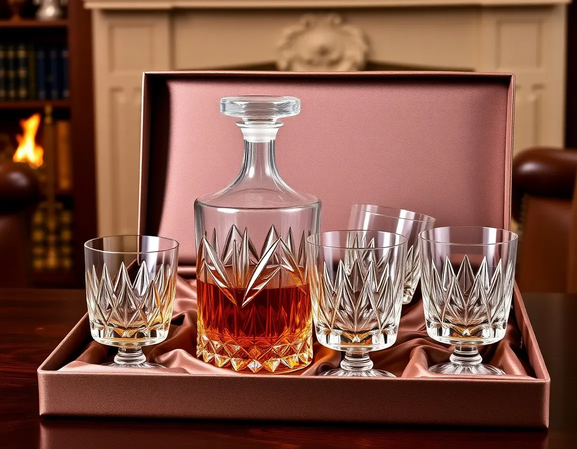 Whiskey-Dekanter- und Glas-Set