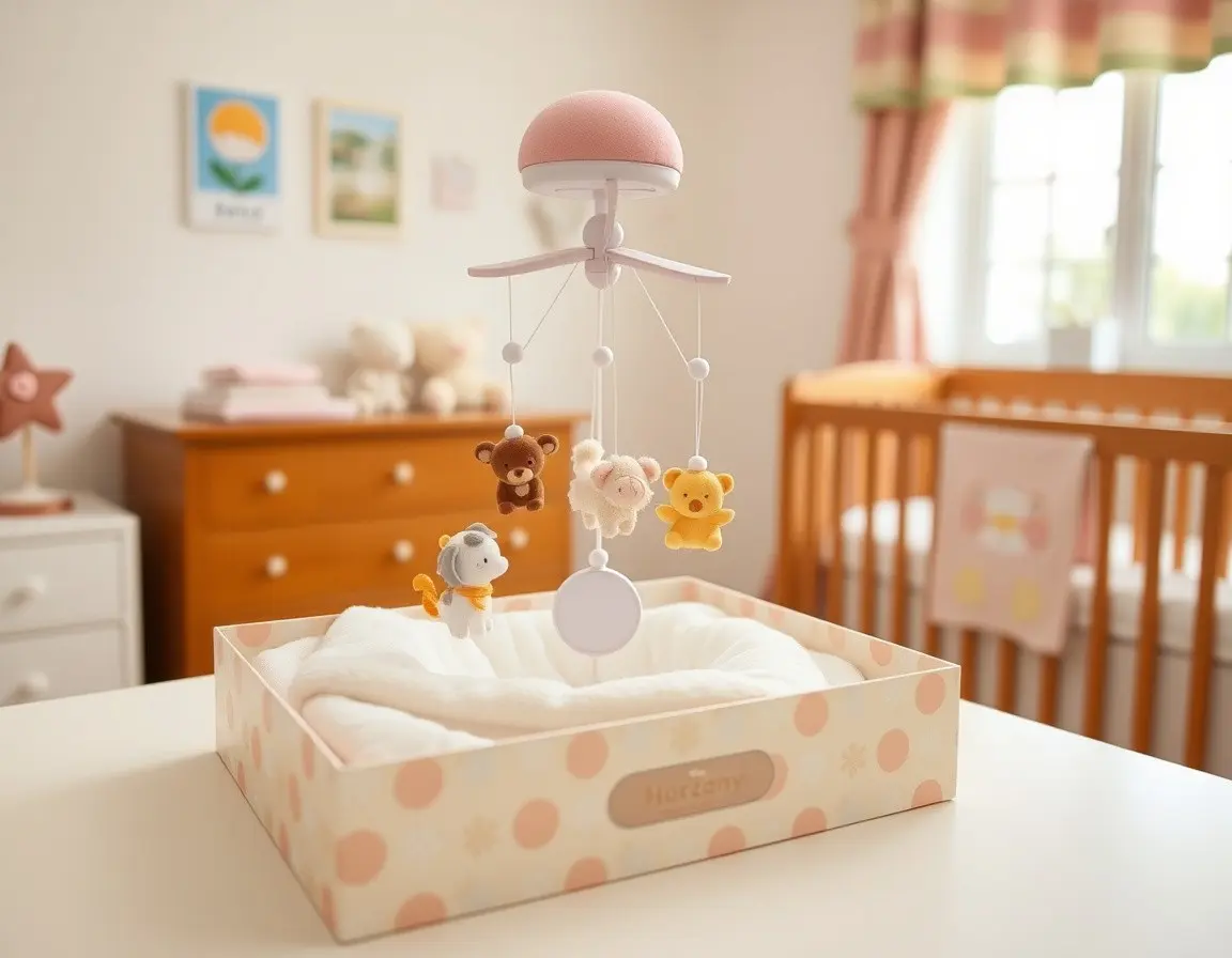 Weiches Musik Mobile fürs Babybett