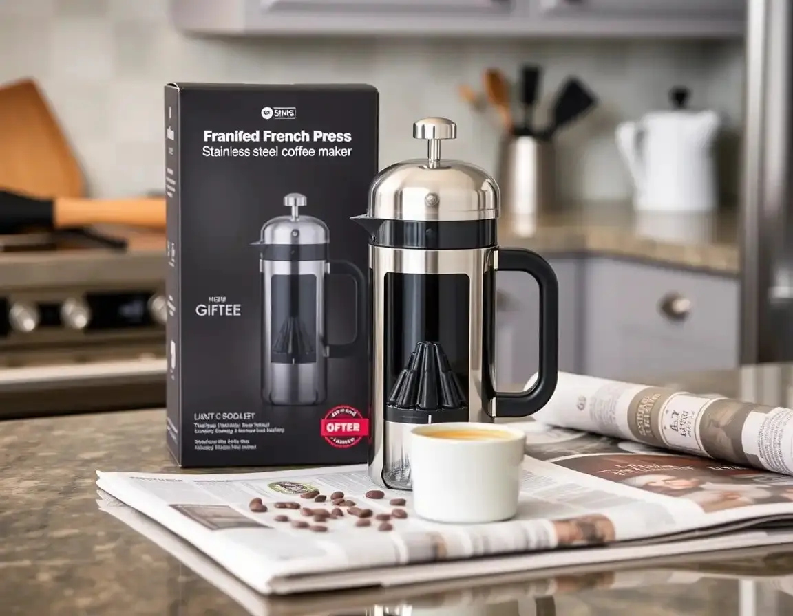 Isolierte French Press Kaffeemaschine