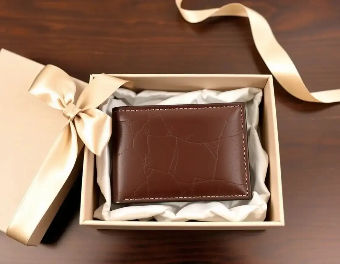 Hochwertiges Lederportemonnaie für Männer