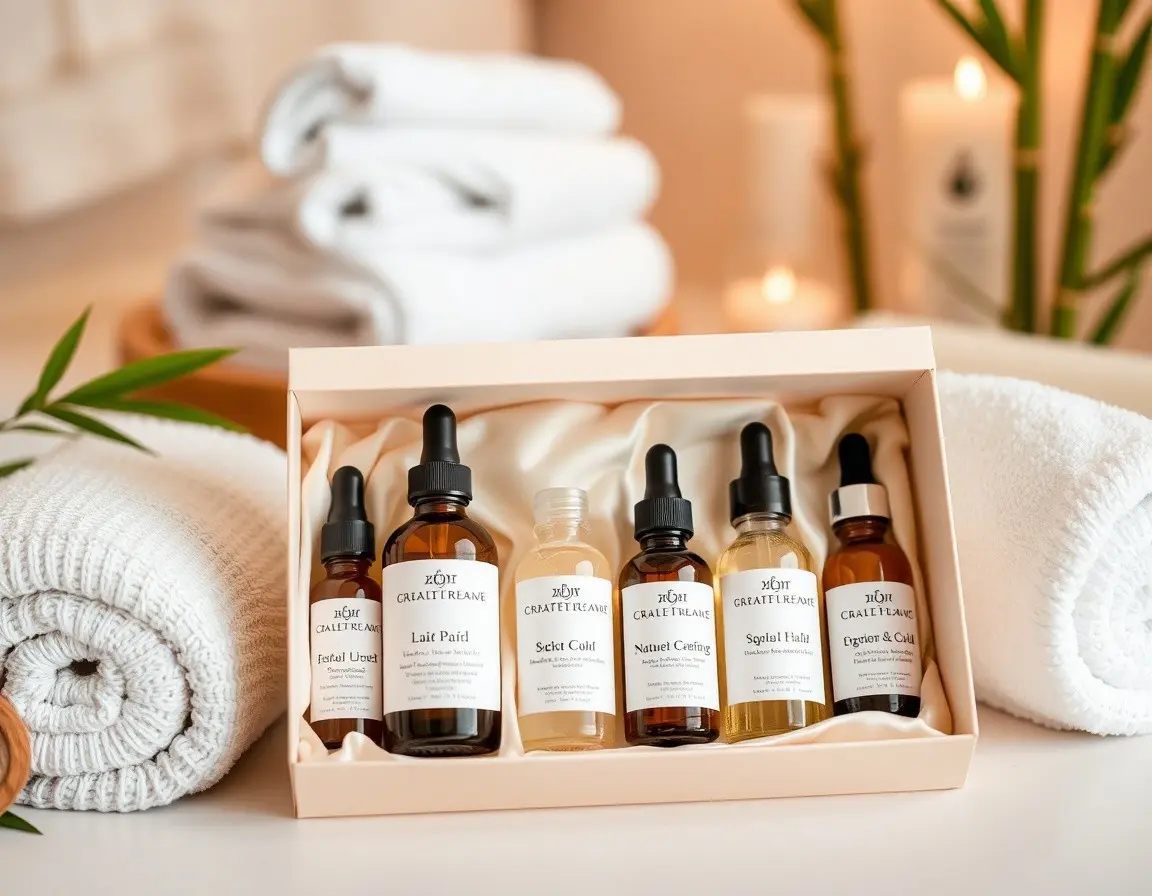 Natürliches Bio-Hautpflege-Geschenkset