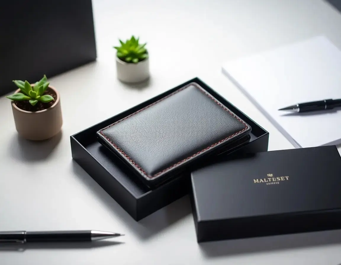 Echtleder Slim Wallet für Frauen