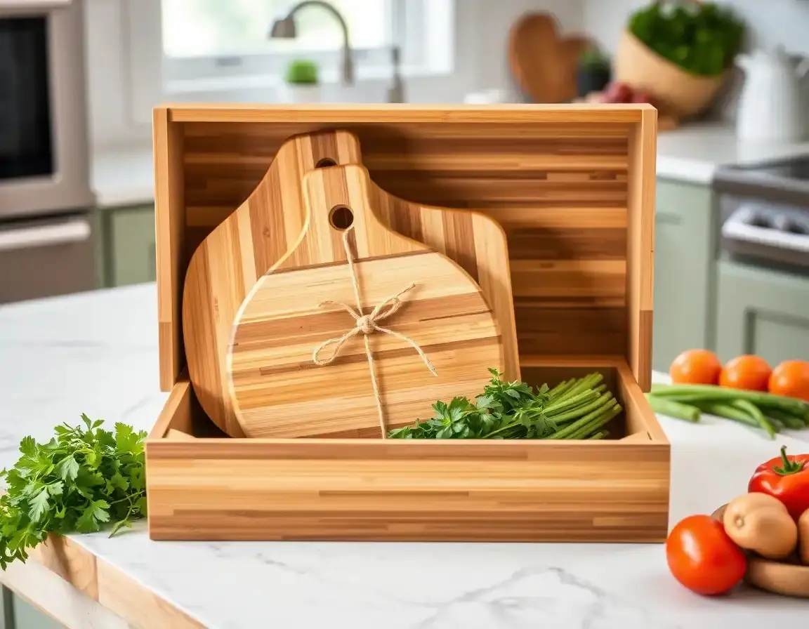 Premium Bamboo Cutting Board Set