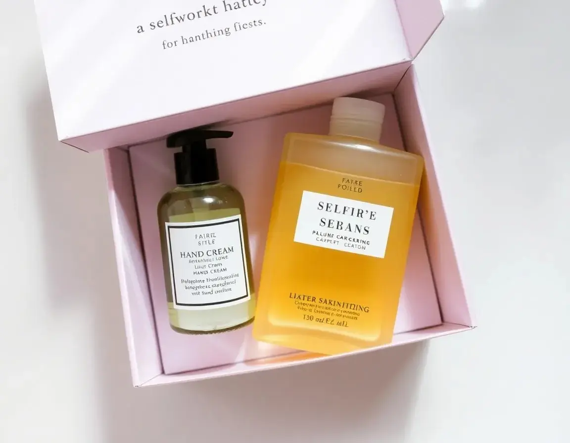 Luxus Handcreme und Desinfektions-Set