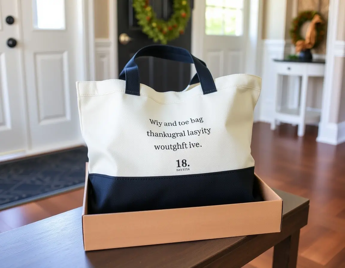 Stylische und robuste Canvas Tragetasche