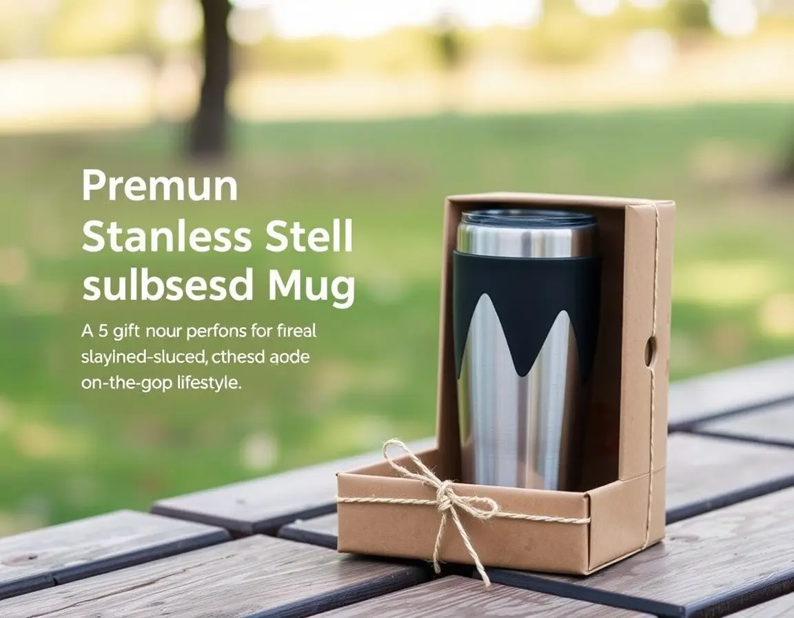 Isolierter Edelstahl-Kaffeebecher