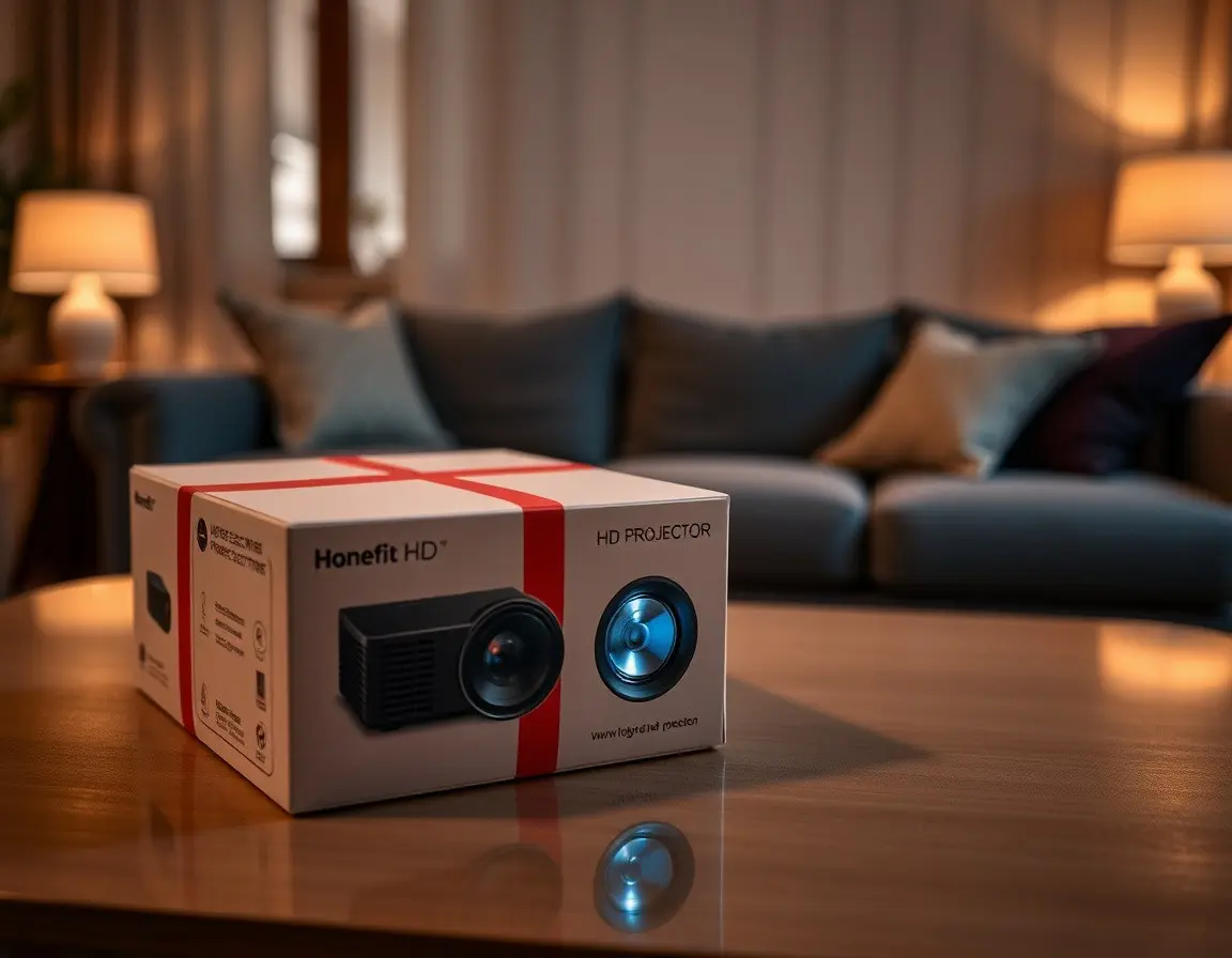 Tragbarer HD Mini Projektor