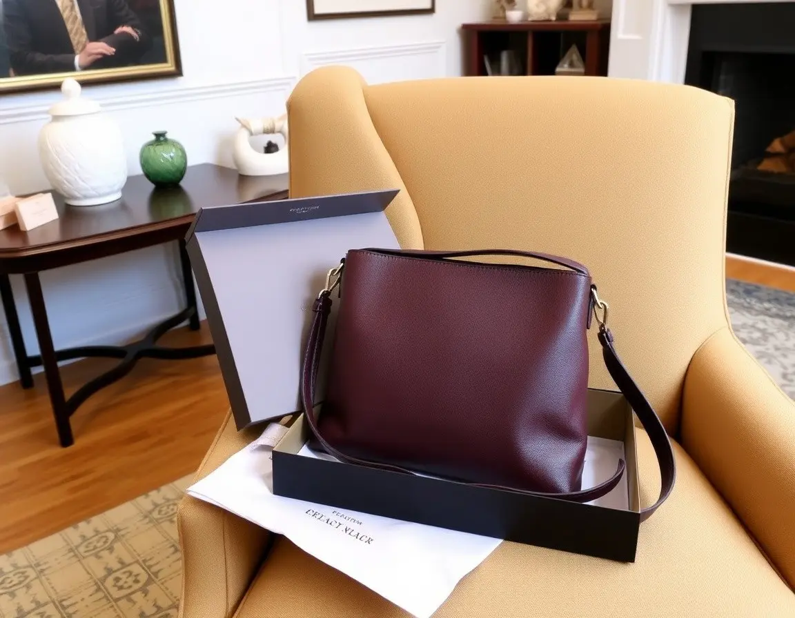 Leder-Umhängetasche