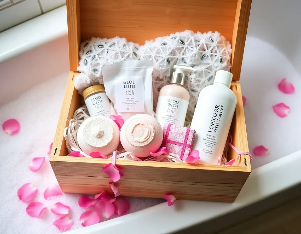 Luxury Bath Bomb and Spa Gift Set