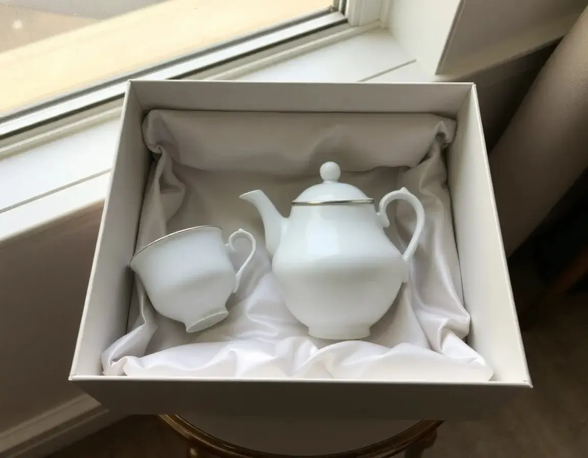 Elegantes Teeset für eine Person