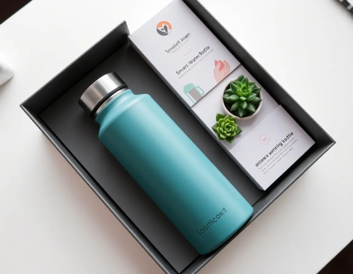 Smarte Isolierflasche mit Hydration Tracker