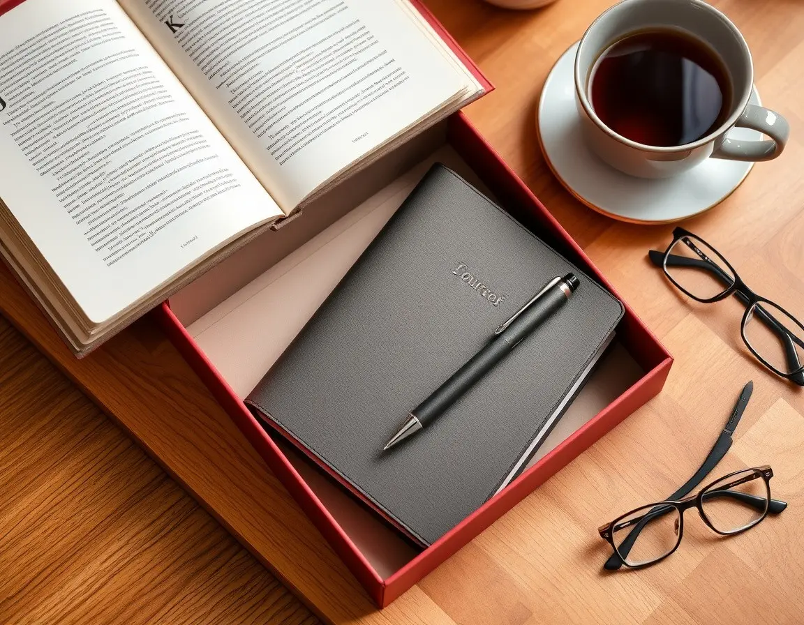 Hochwertiges Journal- und Stift-Set