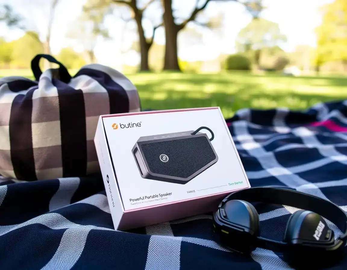 Eleganter, tragbarer Bluetooth-Lautsprecher