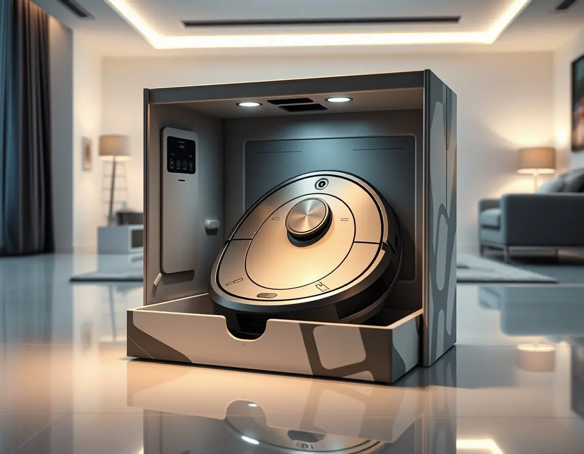 Smart Roboter-Staubsauger und Wischmopp