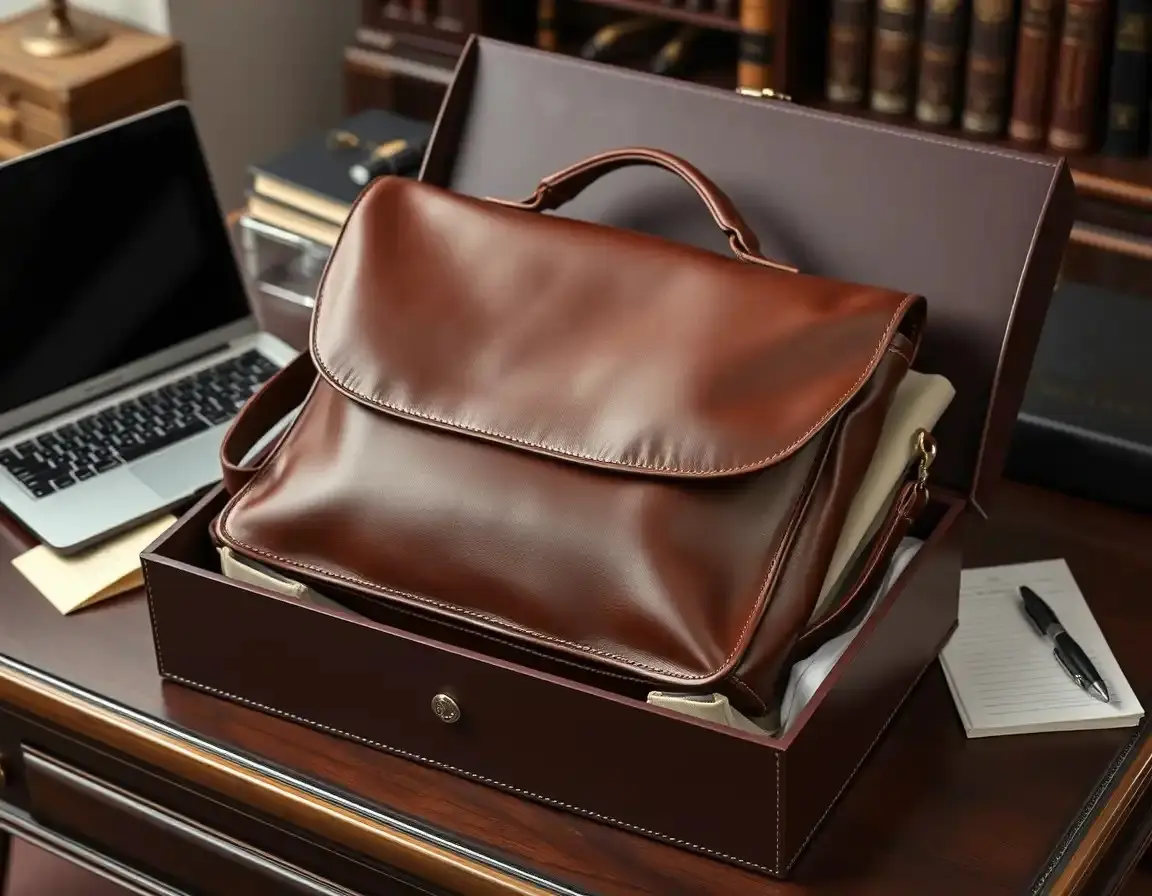 Hochwertige Leder Messenger Bag